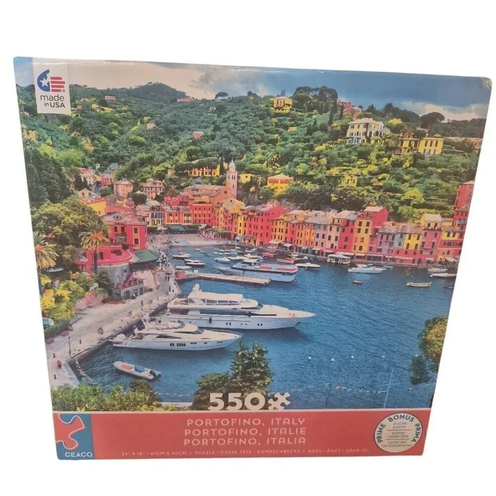 Ceaco Portofino Italy 550 pc Jigsaw Puzzle